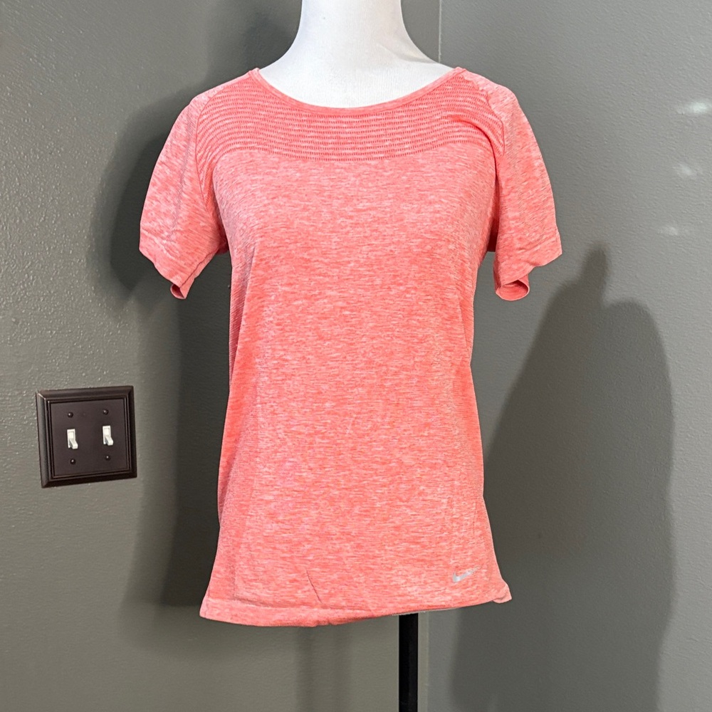 Nike Women's Heathered Coral Short Sleeve Tee